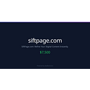 Siftpage logo